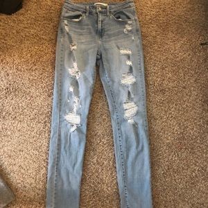 Levi’s high rise skinny jeans
